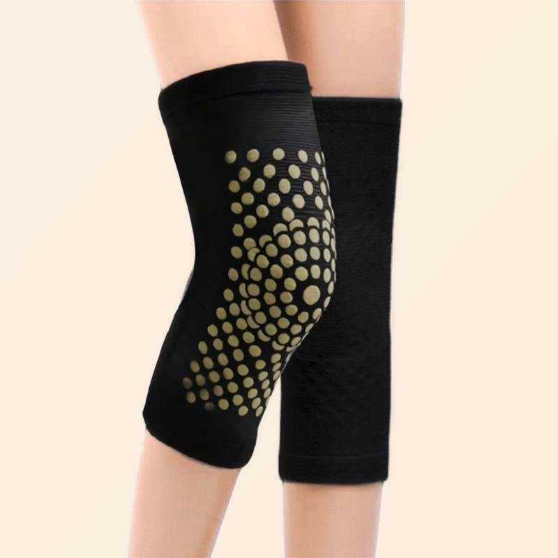 Wormwood Heated Knee Pads Anti-Slip Leg Warmers for Men & Women - Lightweight, Long Tube Sleeve for Joint Comfort