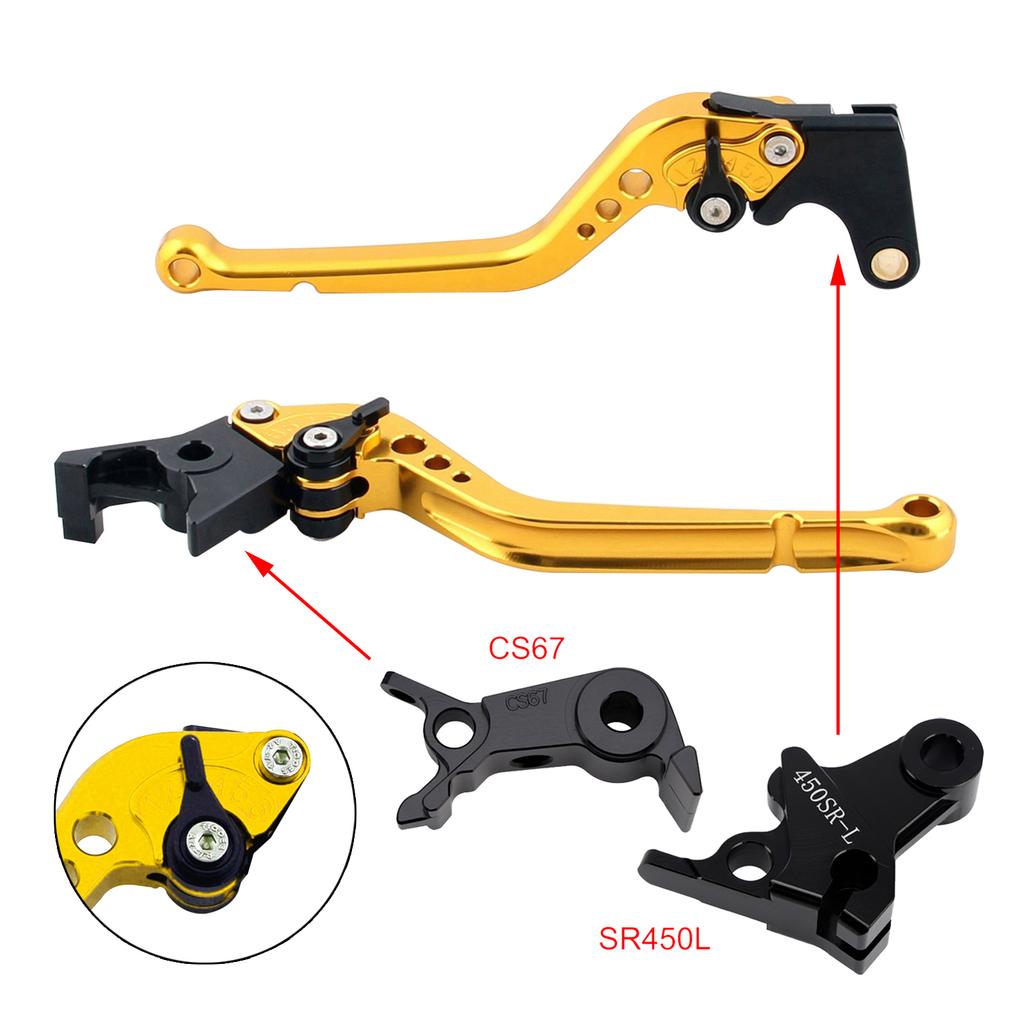Long Clutch Brake Lever Fit for VOGE DS900X 900DSX 2024-2026 Gold