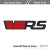 Compatible avec Volkswagen Skoda Octavia/Fabia RS: Logo VRS de calandre/aile/métal arrière et autocollant de carrosserie