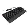 RGB Gaming Keyboard with Palmrest Universal LED Backlit 104 Keys Blue Switch USB Wired Computer Mechanical Keyboard for