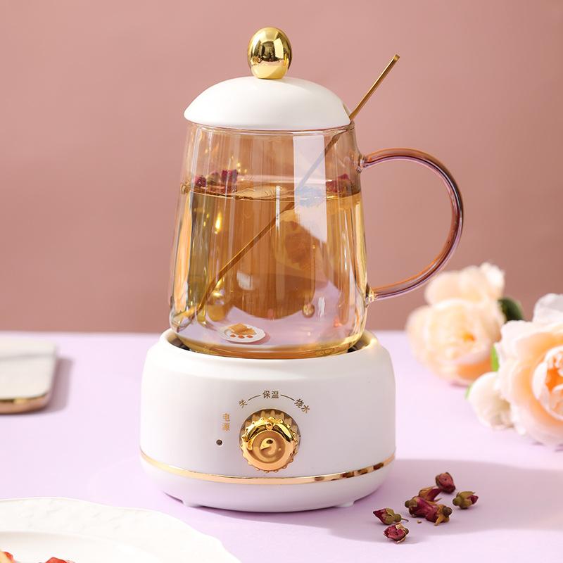 0.4-0.6L Health Pot, Office Small Tea Maker, Household Mini Health Cup, Tea Stove, Flower Boiling Tea Pot 220V