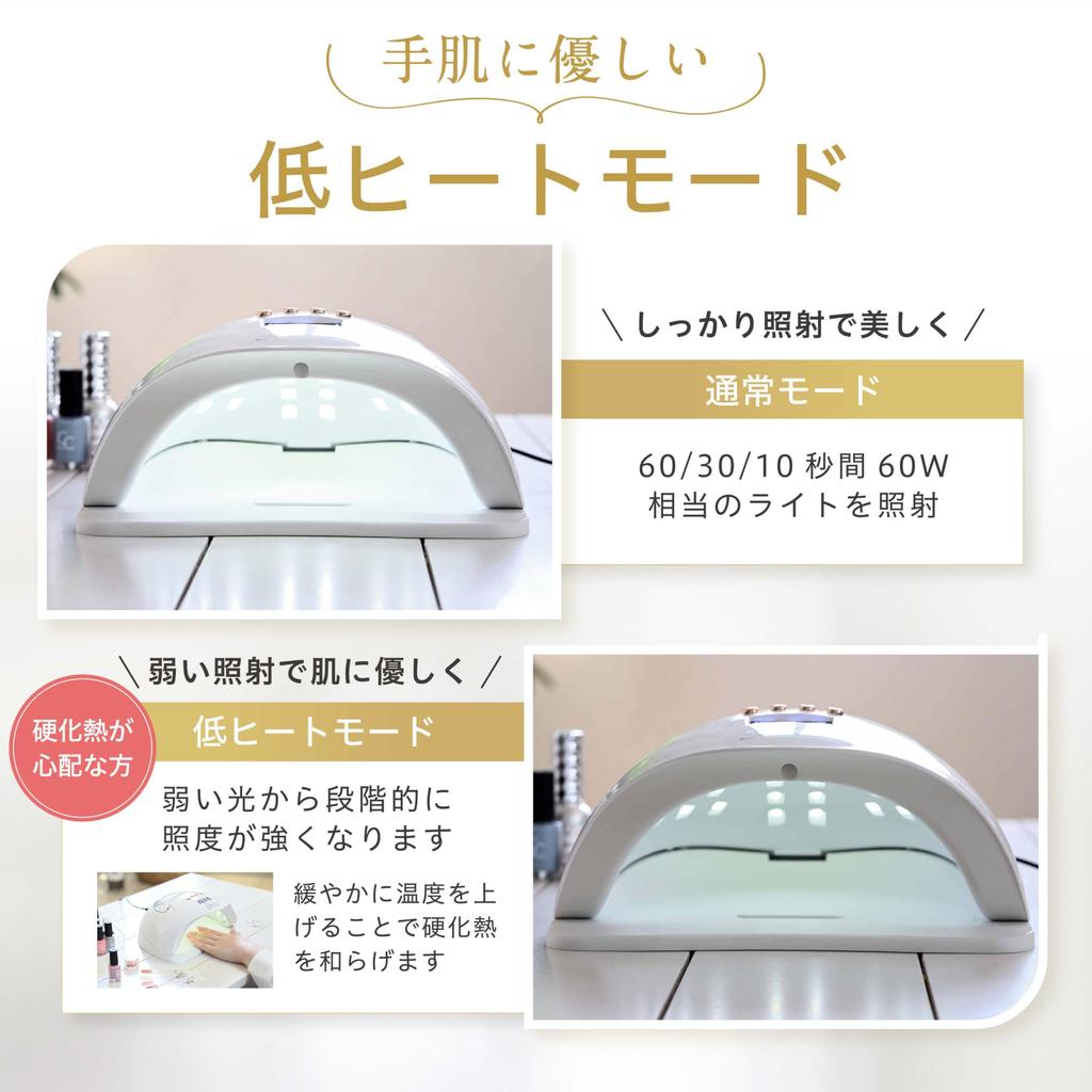 Gel Nail UV Nail RENAGE LED 36 White Supervised by Nail Artist Nail Low Heat Automatic Curing Compatible with All Suitable for Foot Includes Nail