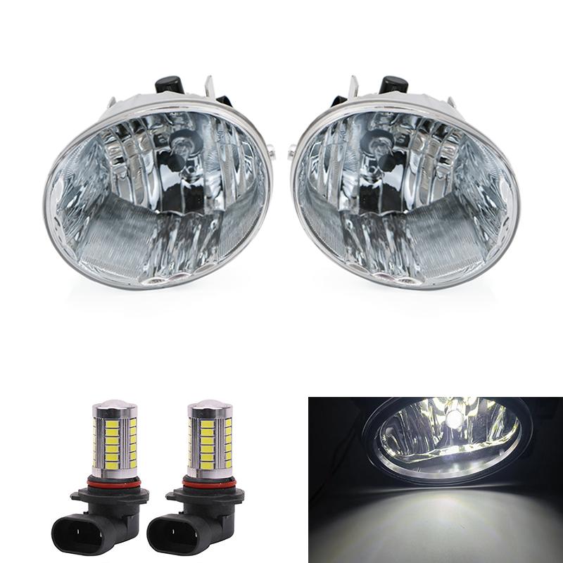 Pair For Toyota RAV4 2004 2005 Front Bumper Foglight Fog Light Assembly Headlight Halogen 8121142050 8122142050