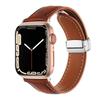 Crazy Horse Magnetic Buckle Women's Genuine Leather Watch Strap,For Apple Watch 42mm 44mm 45mm 49mm iWatch S10 46mm