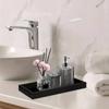 Silicone Bathroom Storage Tray With Multi Purpose Design For Travel And Home Use