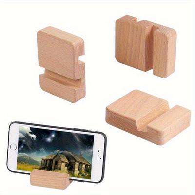 Universeller Handyhalter aus Holz für IPhone 11 Pro Max X XS Handyhalterung für Samsung S10 9 Tablet-Ständer Schreibtisch-Handyhalter