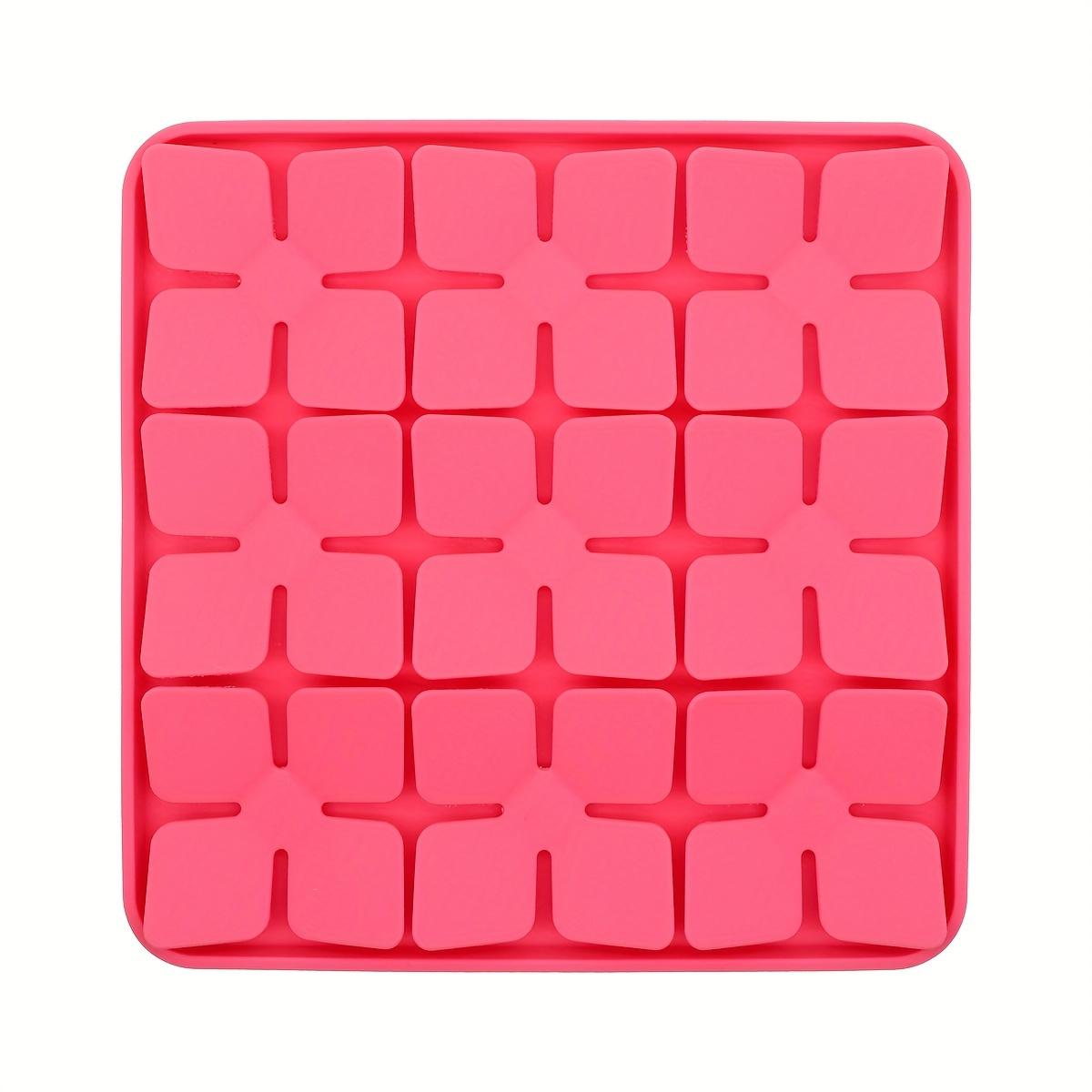 1pc Dog Snuffle Mat & Slow Feeder - Sniffing Lick Mat for Smell Training & Slow Eating розовый