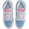 Jordan Pantofi de Baschet pentru Copii Air Jordan 1 Rezistenți la Abraziune Respirabili Mid-top Albastru Roz Adolescenți HQ1999-400