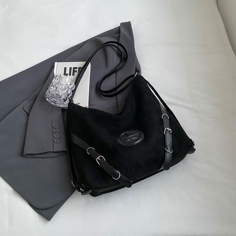 Stylish Retro Shoulder Bag For Women Trendy Casual Pu Tote 2023 Fashionable Handbag