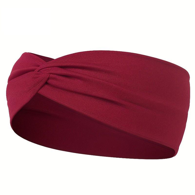 Bandeau Croisé de Sport pour Femme pour Maquillage, Yoga et Lavage du Visage