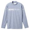 Move Sports Long Sleeve Descente Soft Warm Heather Mock Neck for Training and BL Shirt, Shirt, Warm, Stretchy, Fleece-Lined, Running,
