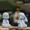 Baby Buddha Statue Niedliche Buddha Wohnzimmer Tischplatten Lichtbeständig Tolles Material Harzmaterial Atemberaubendes Design
