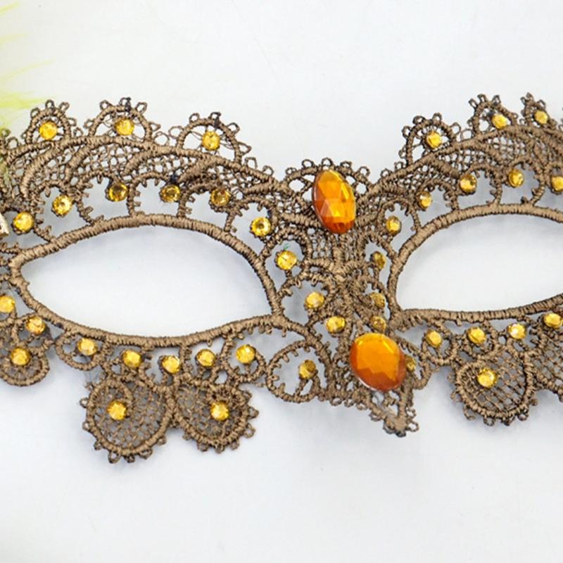 Venezianische Maske Augenmaske Feder Halbmaske Augenmaske für Maskeraden Bälle, Halloween-Party, Cosplay, Fotoshooting Geschenk