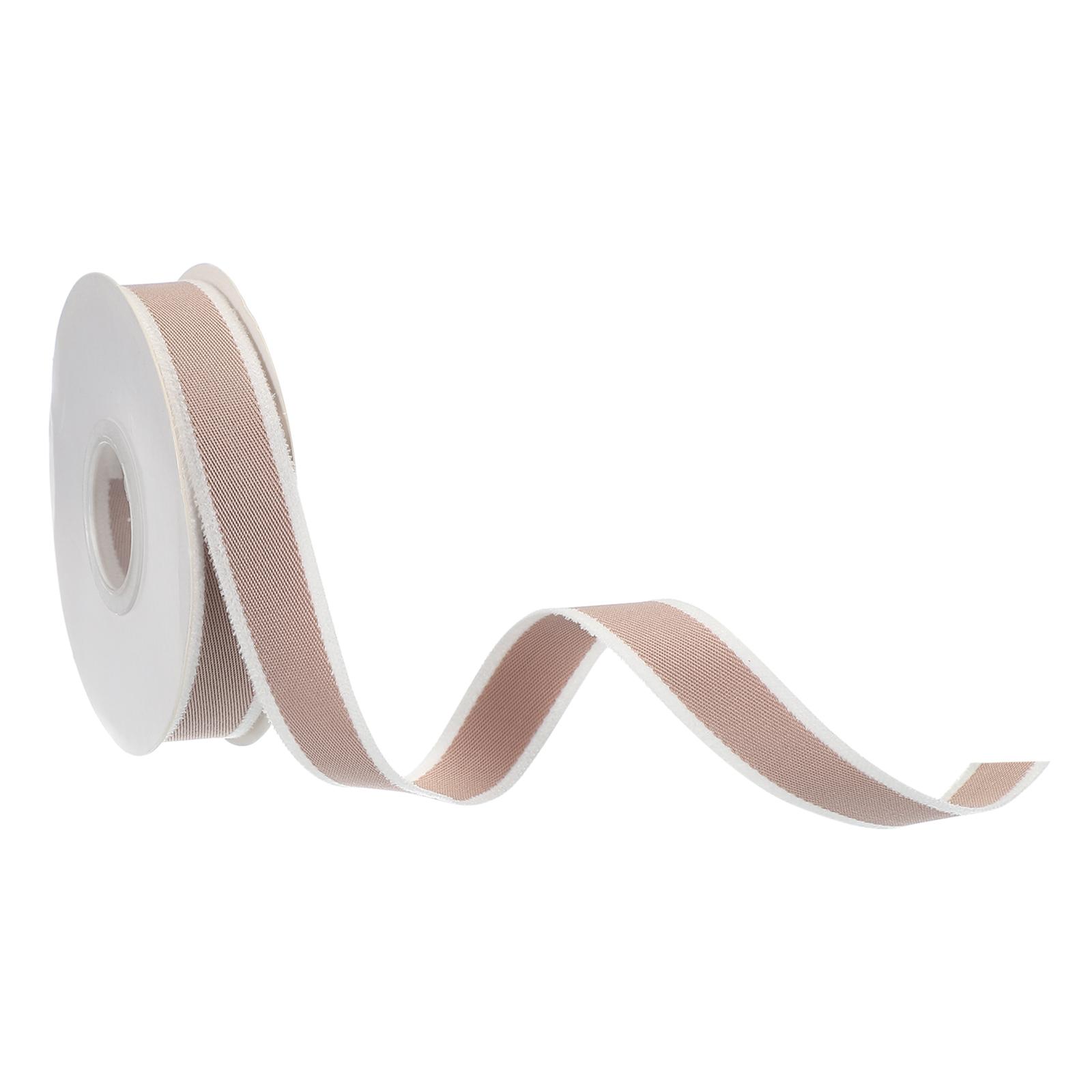 

Christmas Striped Ribbon Candy Ribbon Roll Fabric Wrapping Ribbon for Craft Birthday Wedding Festival Decoration 9.8Yds x 0.6 9.8 Yards хакі