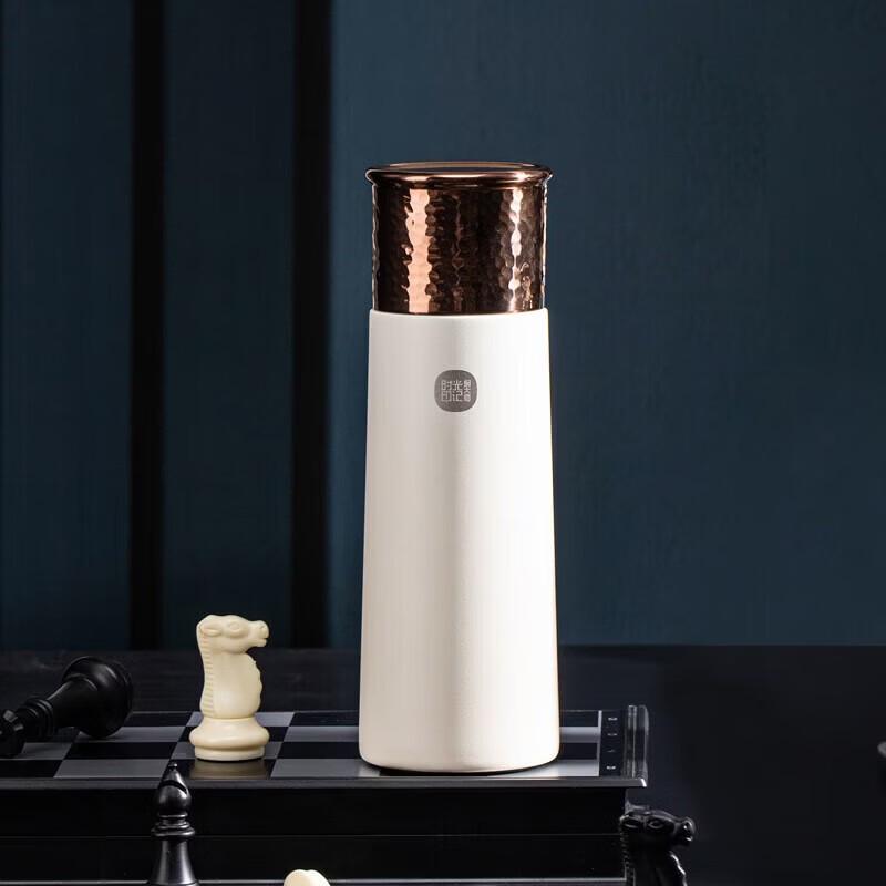 MENDASHI Time Imprint Mechanical Temperature Display Insulated Mug