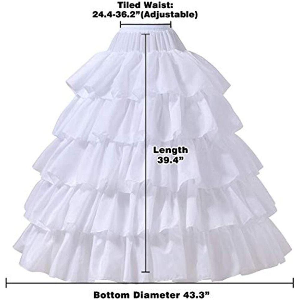Gauze Wedding Underskirt Puffy Design Prom Crinoline High Quality Bridal Petticoat  Formal Events
