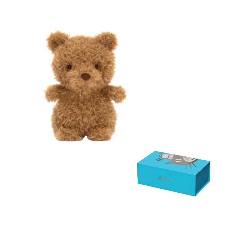 JELLYCAT Bear Series Animal Bear Calm Brown Doll Plush Doll 18cm Height