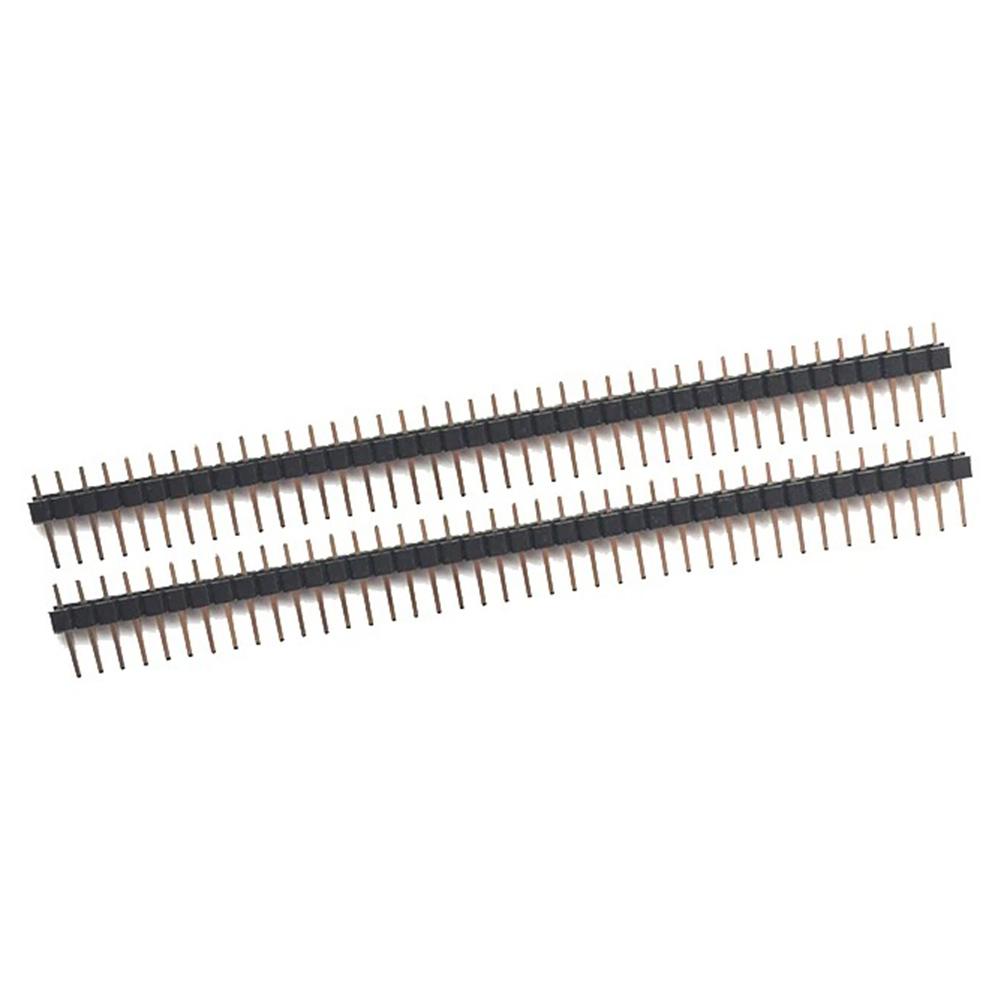 

30Pcs 40 Pin Breakable Pin Header 2.54mm Single Row Male Header Connector Kit 1x40 PCB Connector Strip for Arduino DIY Kit