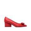 Ferragamo Viva 55 Bow Pumps Red