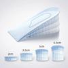 4Pcs Silicone Height Increase Insoles Invisible Comfort Half Pads Men Women Gel Shock-absorbing Shoes Insole Growing Shoe Sole