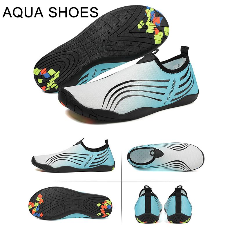 Women’s and Men’s Water Shoes Breathable Quick-Dry Non-slip Aqua Shoes Barefoot Comfortable Sport Shoes for Beach Pool Lake Hiking Kayaking Surfing
