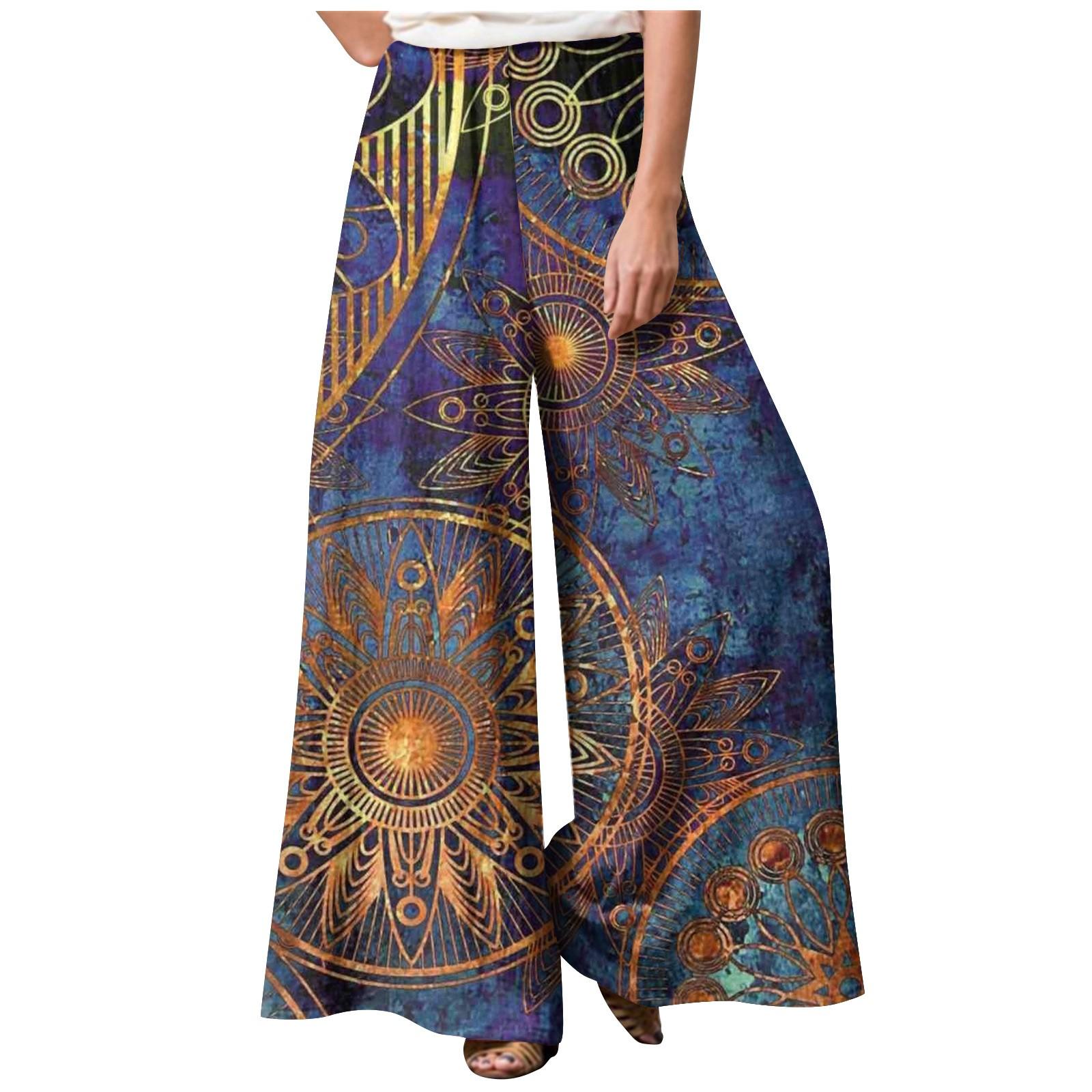 

Женские модные свободные повседневные повседневные брюки с эластичной резинкой на талии и широкими штанинами без карманов XXXXXL