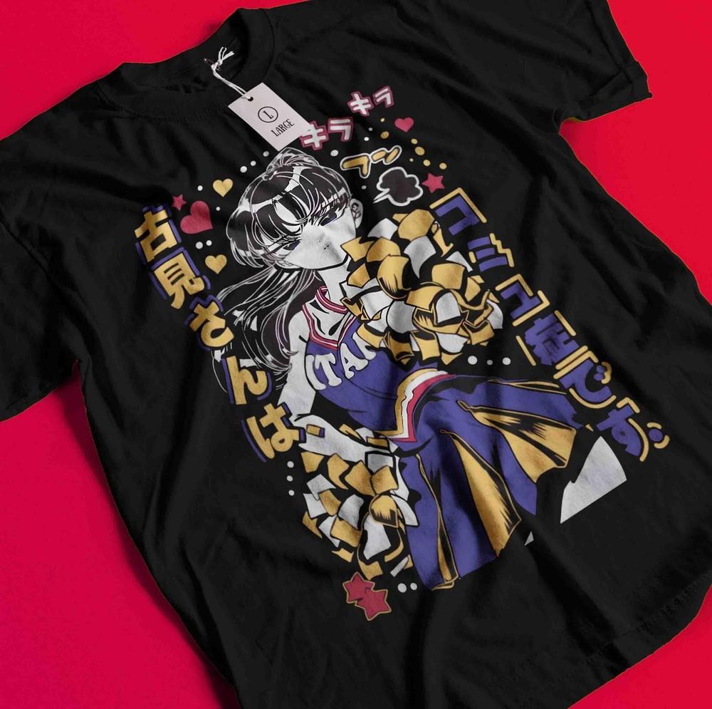 

Komi San Can t Communicate T-Shirt Hitohito Tshirt Omoharu Ren Shirt Waifu Tee BB970 4XL