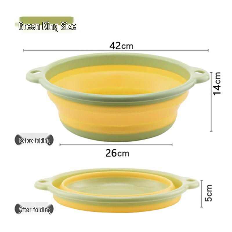 Portable Folding Wash Basin for Kitchen, Dorm, and Infant Care