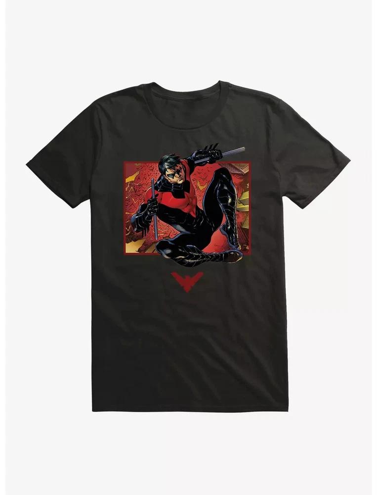 Comics BatUnisex Nightwing Red Suit Fight T Shirt Size S 4XL Gift For Friends S