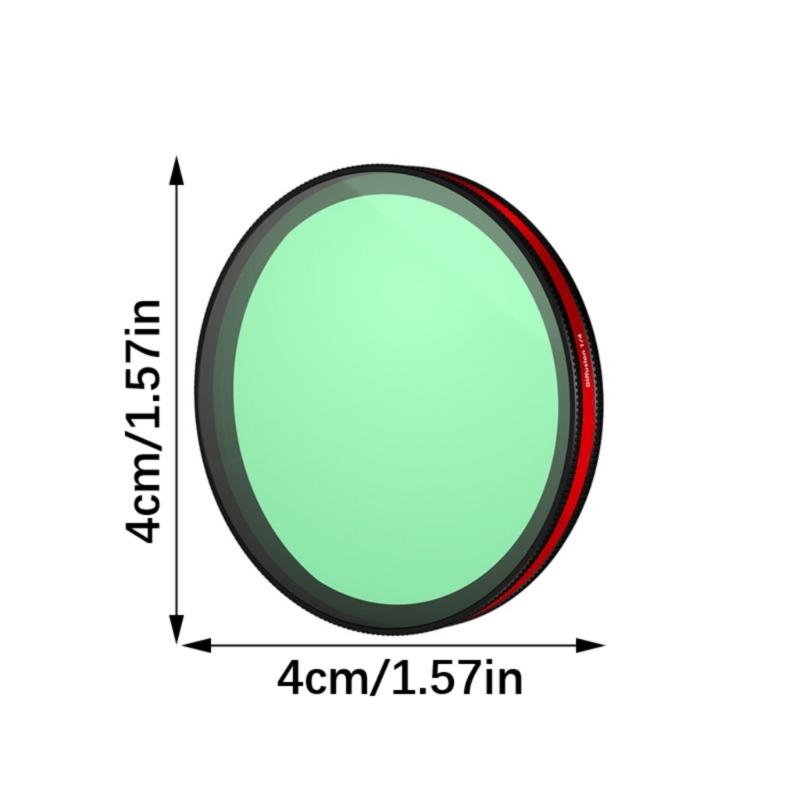 Professioneller ND-Filter für Action 6 Action-Kamera Zubehör Optisches Glas Aluminiumrahmen Filter Einfache Installation