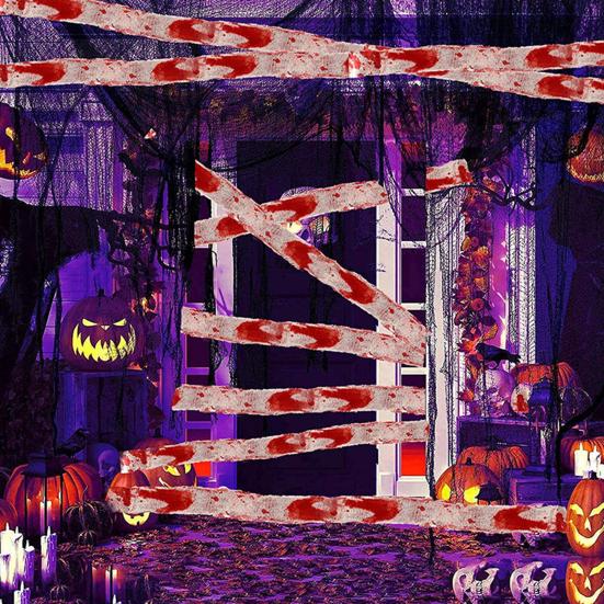 Blood Bandage Halloween Decoration Creepy Gauze Scary Artificial Blood Cloth Party Venue