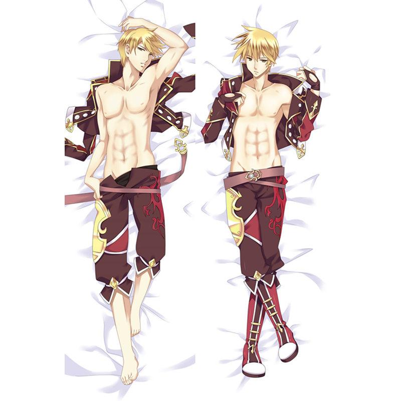 Чехол для подушки с аниме DIABOLIK LOVERS Sakamaki Shu Reiji Dakimakura, наволочки для подушек Cool Man в натуральную величину, обнимающие наволочки для подарков 34x100cm Peach Skin чёрный