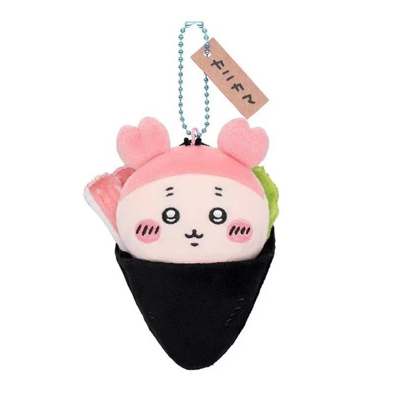 Japanese Delightful Plush Bear Sushi Keychain Ultrasoft Material Ideal Gifts For