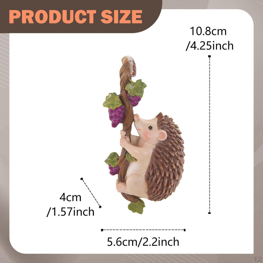 Flower Pot Hugger Ornament Home Decor Resin Terrarium Micro Landscape Figurine Vase for