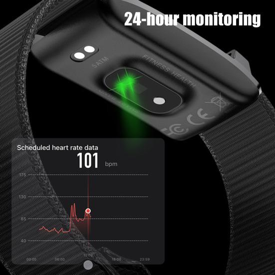 Smart Watch Sleep Heart Rate Health Monitoring Fitness Tracker Step Counter Remote Men Women Bluetooth-compatible Sports Wristwatch for iOS for