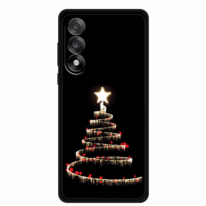Christmas Phone Cases For OnePlus Nord 5 5G Case Shockproof Silicone Soft Black Cover Christmas Tree for 1+ Nord 5 5G Back Cover