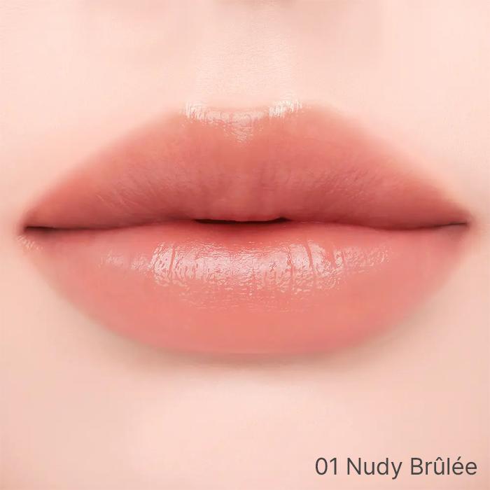 Uriage X Olive Young Stick Lèvres Colored Lip Balm 5 Colors 01 Nudy Brulee