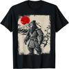 Bigfoot Ninja Art Vintage Japanese Samurai Ukiyo-e Bigfoot T-Shirt