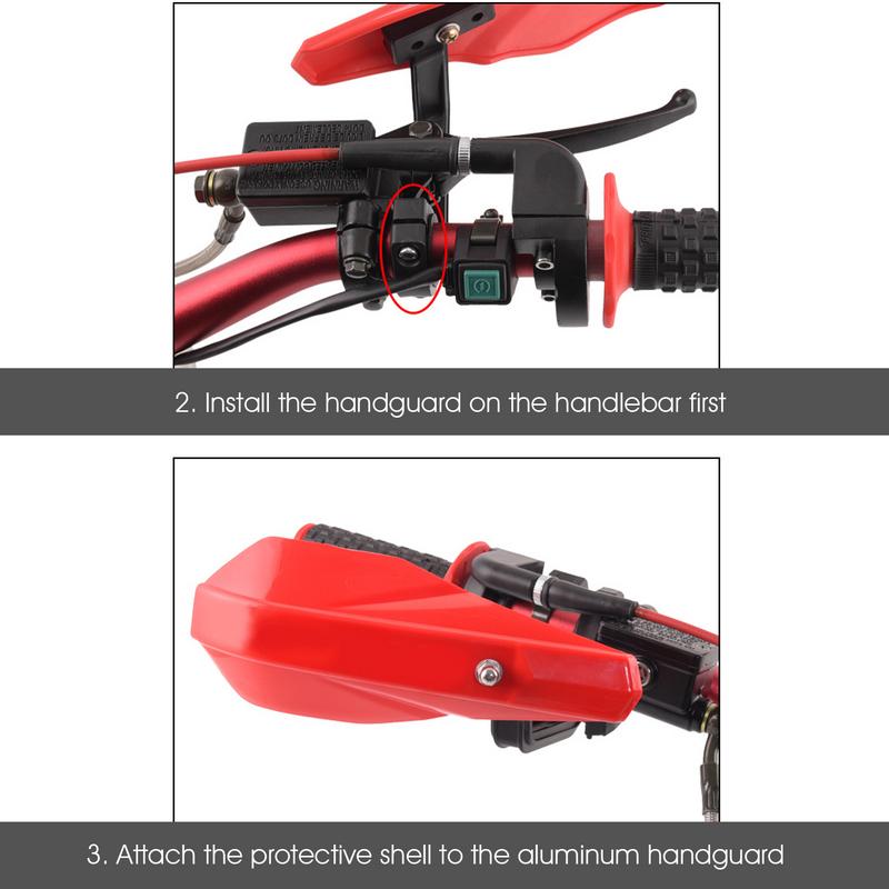 Ergonomiczne osłony kierownicy skutera motocrossowego, sprzęt ochronny do jazdy terenowej, osłona kierownicy motocykla, części zamienne do motocykli