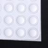 1 X 25Pcs Nail Color Button UV Gel Polish Display Label Sticker Adhesive Paster