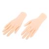 Silicone Model Hands Molding Female Mannequin Hands Pair for Manicurist Nails Practice Jewelry