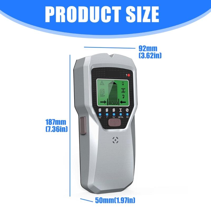 Advanced Wall Scanner Detectors with LCD Display & Easy Operation Finder & Metal Detectors for Metal Wood & Wires