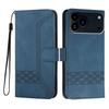 For iPhone 17 Pro Phone Case with Strap Imprint PU Leather Wallet Stand Cover