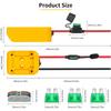 Power Wheels Adapter Battery Adapter For Dewalt/Milwaukee 18V 20V Battery 12AWG Wire Power Connector With Fuse DIY Tool