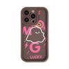 Letter Little Ghost Applicable to iPhone17PorMax Mobile Phone Case 14 Apple 13 Frosted 12/15 Premium Generation