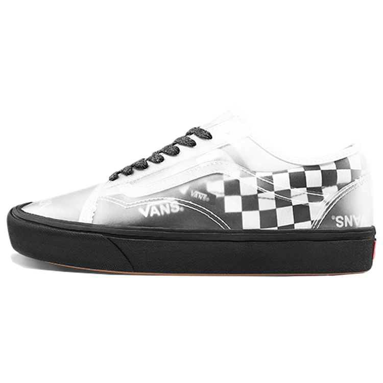 

Slip-Skool ComfyCush Vans Block — кроссовки унисекс в черную клетку VN0A4P3E1TQ