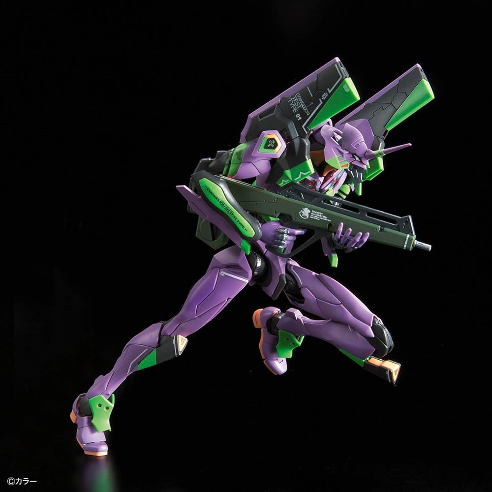 RG Evangelion Unit-01 DX Transport Set Color-Coded Plastic Model Kit