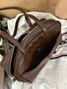 Retro Lässige Damen Schultertaschen Tragbare Pendler Damenbörse Handtaschen Große Kapazität Einfache Damen Buch-Tragetasche Unterarmtasche