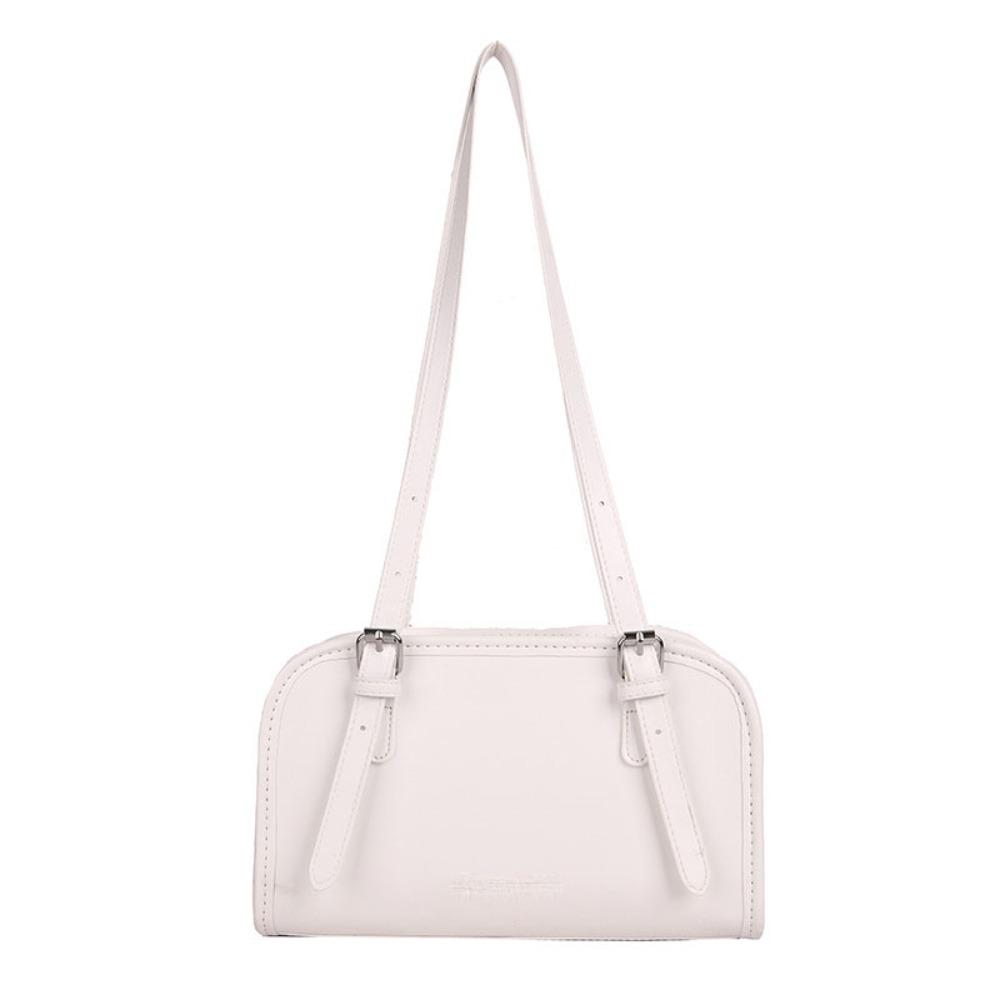 

Мягкая наплечная сумка Роскошная сумка под мышкой Кошелек Портативная сумка через плечо Кошельки белый