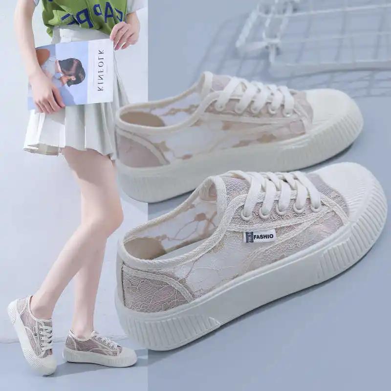 Synthetic Leather High Sole White Tennis Shoes For Women Red Basketball Woman Basketball Sneakers Sport High Grade Beskets